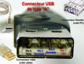 connecteur USB type A